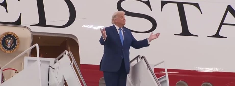 Trump Unveils New Red, White and Blue Air Force One at Joint Base Andrews — Set to Lead July 4th Flyover for America's 250th Birthday