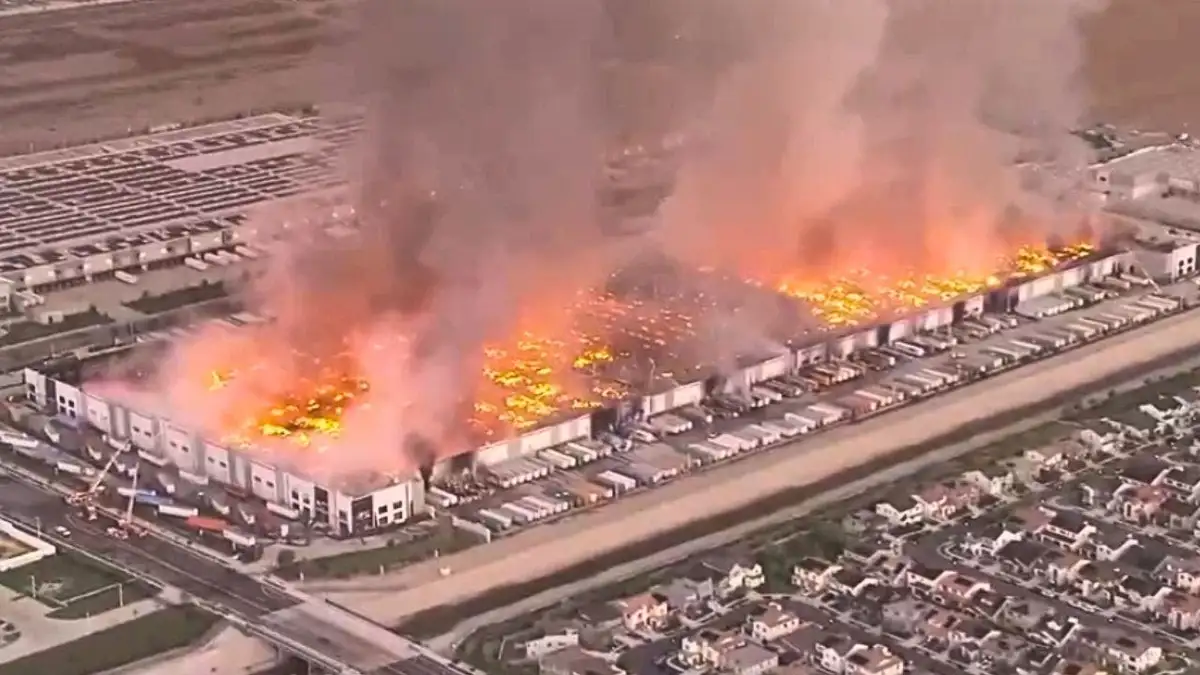 America's Largest Medical Supply Warehouse Burns to the Ground in Tracy, California — 1 Million Square Feet Destroyed, Hospitals Nationwide at Risk