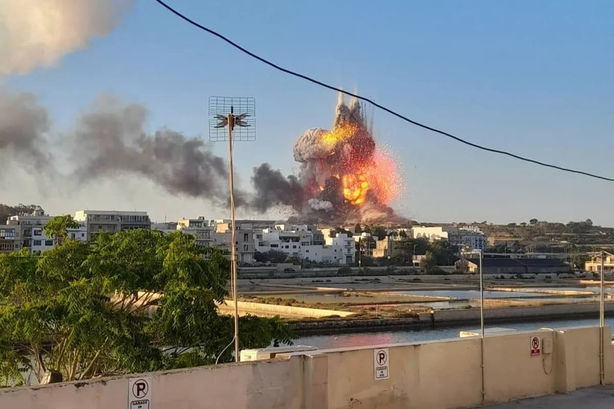 Powerful Explosion at Malta Fireworks Factory Damages Homes and Cars Across Residential Areas