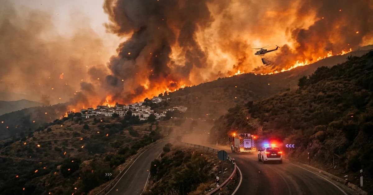 12 Killed, 19 Missing in Spain's Deadliest Wildfire — Victims Found Trapped in Cars Near Los Gallardos as 40°C Heatwave Fuels the Blaze